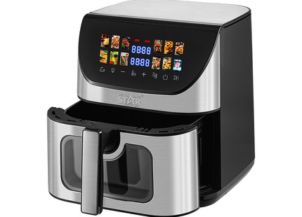 Winning Star Air Fryers Collection | Digital Wi-Fi Air Fryer 8L 2200W EU Plug Silver, Digital Wi-Fi Air Fryer 8L 2200W UK Plug Silver | Models ST-9694, ST-9694 | Digital Air Fryer | Large Air Fryer | Low Oil Fryer | Hot Air Cooking