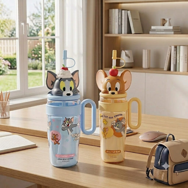 Character Design Insulated Bottle 800ml Stainless Steel Hot Cold Travel Cup