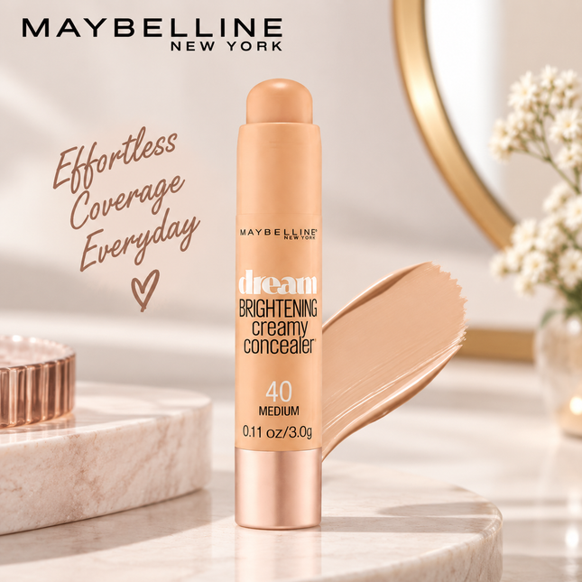 Maybelline Dream Brightening  40 Medium Under Eye Concealer Makeup