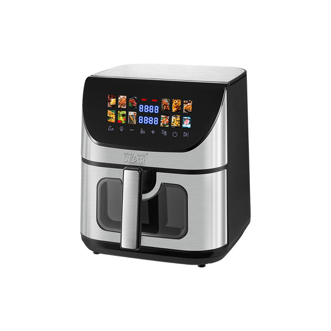 Winning Star Air Fryers Collection | Digital Wi-Fi Air Fryer 8L 2200W EU Plug Silver, Digital Wi-Fi Air Fryer 8L 2200W UK Plug Silver | Models ST-9694, ST-9694 | Digital Air Fryer | Large Air Fryer | Low Oil Fryer | Hot Air Cooking