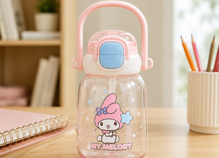 Sanrio-style / Character Design Plastic Sports Water Bottles Collection | Dual-Drink Plastic Water Bottle 630ml, Dual-Drink Plastic Water Bottle 700ml | Models CH-2625, CH-9075 | Sports Water Bottle |
