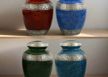 Royal Rapture Urn for ashes Jar Cremation Funeral Memorial Love Urns Adult Human Child 10" Large (RJM02)