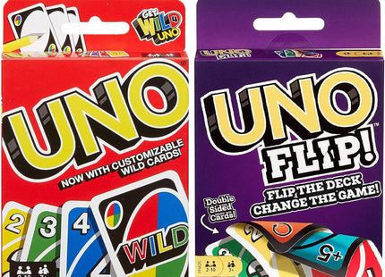 Mattel Card Games for Kids & Family – UNO Flip Pic-Flip DOS ICONIC