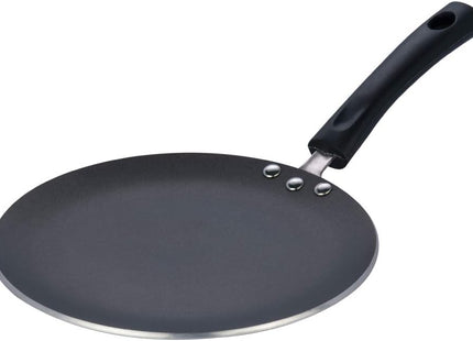 Vinod Concave Roti Tawa - 10.5 Inch Diameter - Griddle Pan - Crepe Pan - PFOA Free - Nonstick Pan - Designed For Quick & Uniform Cooking- Easy To Clean- Metal Spatula Friendly- Triple Riveted Handles