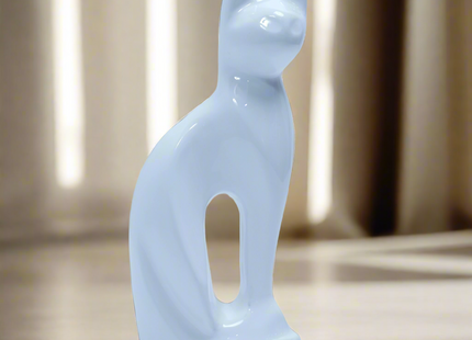 Royal Rapture Cat Kitty Figurine Pet Urn For Ashes Cremation Funeral Memorial Love Urns decorative Alloy 9" (RCM01)
