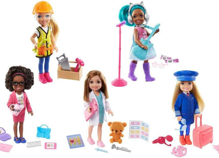 Barbie Chelsea You Can Be Anything Career Doll Assortment - Profession-Themed Small Doll (Styles May Vary) - GTN86