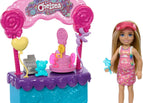 HRM07 - Barbie Chelsea Lollipop Stand Playset - 10-Piece Set from Barbie & Stacie to the
