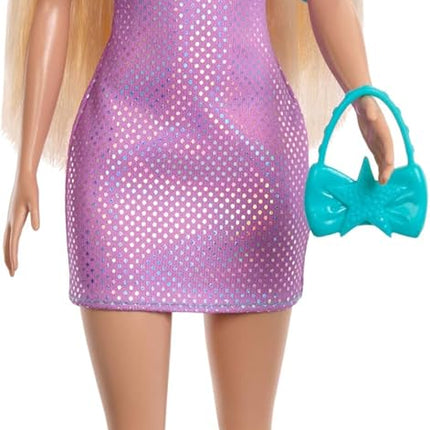 Barbie Fashion Doll with Accessories - Modern Stylish Outfit, Iconic Barbie Signature Look - HYT61