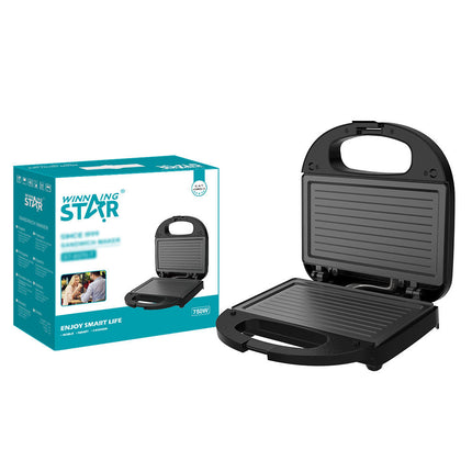Winning Star Sandwich & Toastie Maker Non-Stick Grill Plates Classic 750W , 5-in-1 Interchangeable Plate