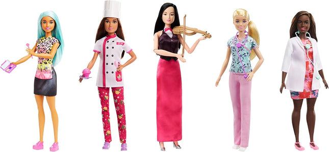 Barbie You Can Be Anything Career Doll Assortment – Profession Outfits & Accessories, Inspires Big Dreams (Styles May Vary) – DVF50