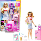 HJY18 - Barbie Chelsea Travel Set - Small Doll with Puppy, Pet Carrier, Opening Backpack
