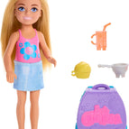 JBF46 - Barbie Family & Friends Cupcake Baking Backpack Playset - Blonde Chelsea Doll wi