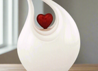 White-Red Heart