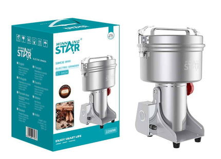 Winning Star Electric Grinders Collection | Electric Grain Grinder 500g 900W EU Plug Silver, Electric Grain Grinder 500g 900W UK Plug Silver, Electric Grinder 2000g / 2kg 2000W-2200W EU Plug Silver, Electric Grinder 2000g / 2kg 2000W-2200W UK Plug...