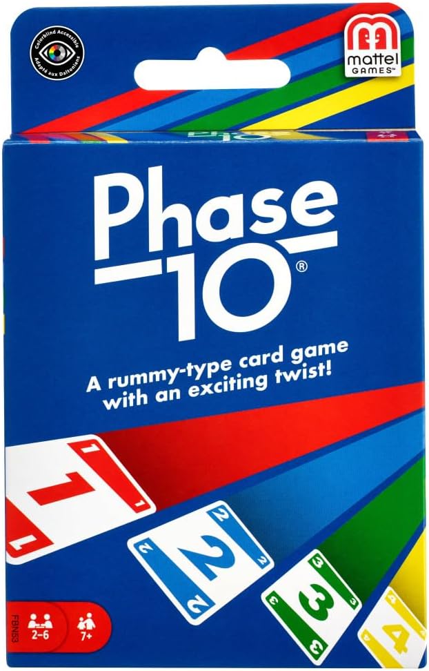 Mattel Games Phase 10 Card Game