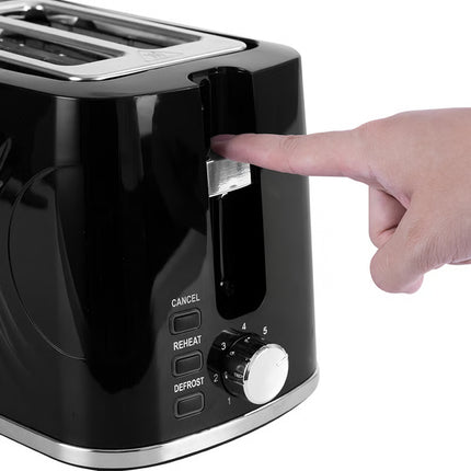 Lexical Germany 2 Slice Toaster 900W Bread Toaster 7 Browning Levels