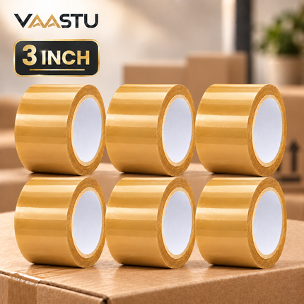 BOPP Packing Tape 100m Per Roll 55 Micron Carton Sealing Parcel Tape 1 2 3 Inch Widths Multiple Colours 1 or 6 Pack