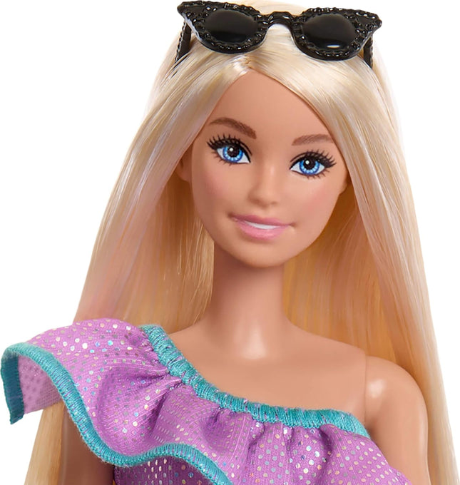 Barbie Fashion Doll with Accessories – Modern Stylish Outfit, Iconic Barbie Signature Look – HYT61