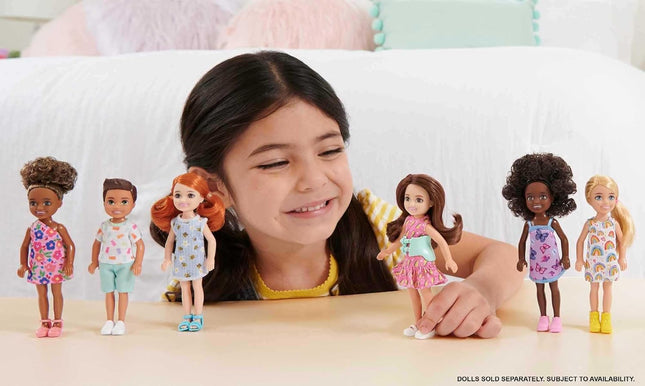 Barbie Chelsea & Friends Doll Assortment – 14 cm Mini Doll with Unique Outfits & Accessories (Styles May Vary) – DWJ33