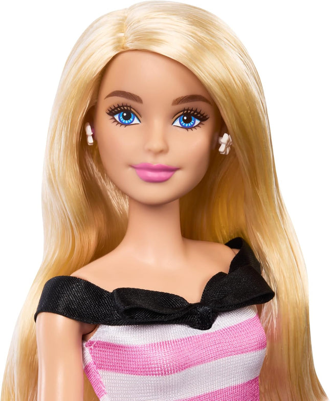 Barbie 65th Anniversary Collector Doll – Signature Iconic Style, Premium Collectible Fashion Doll for Kids & Fans – HTH66