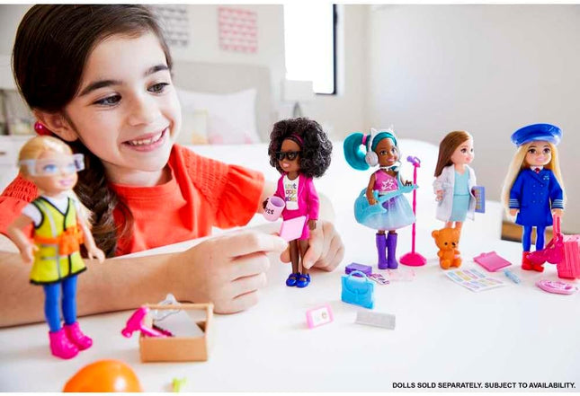 Barbie Chelsea You Can Be Anything Career Doll Assortment – Profession-Themed Small Doll (Styles May Vary) – GTN86