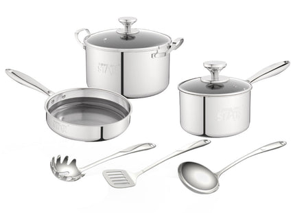 Winning Star Cookware Sets Collection | 10 Piece Cookware Set 23.5 2.3 Litre, 10 Piece Stainless Steel Cookware Set 24 6.5 Litre, 6 Piece Stainless Steel Cookware Set 24 1.4 Litre | Models ST-5219, ST-5101, ST-5215 | Pots And Pans | Cooking Pots |...