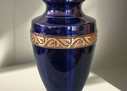 Royal Rapture Urn for ashes Cremation Funeral Memorial Love Urns Decorative Human Adult Child Heart Jar 10" Large (RJM08)