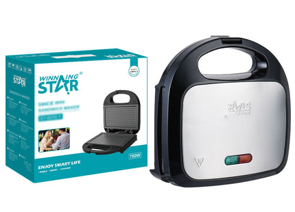 Winning Star Sandwich Makers Collection | 5-in-1 Sandwich Maker 5-in-1 configuration EU Plug Silver, 5-in-1 Sandwich Maker 5-in-1 configuration UK Plug Silver, Sandwich Maker Grill Machine 750W EU Plug Silver, Sandwich Maker Grill Machine 750W UK Plug...