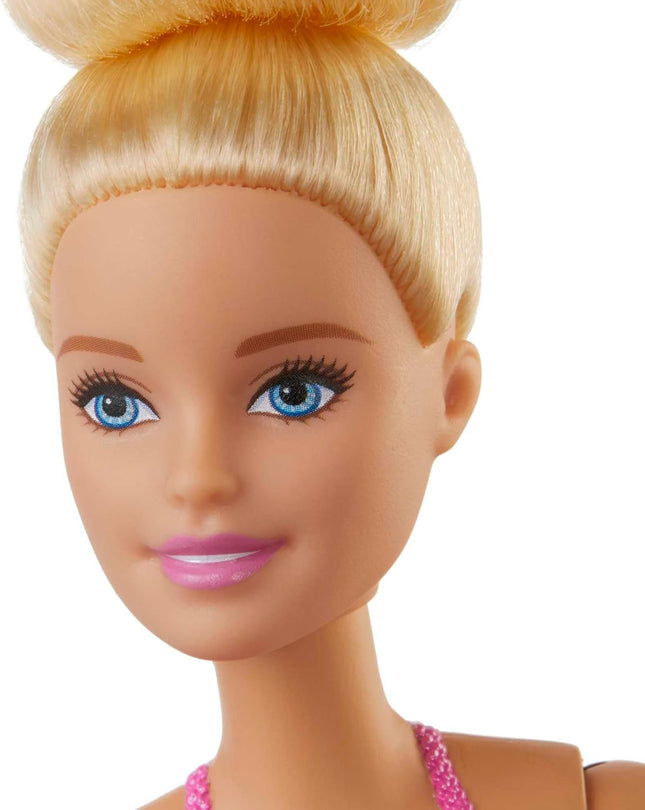 Barbie Ballerina Doll – Blonde with Removable Pink Tutu, Sculpted Toe Shoes & Ballet Arms, Dance Fashion Doll – GJL59
