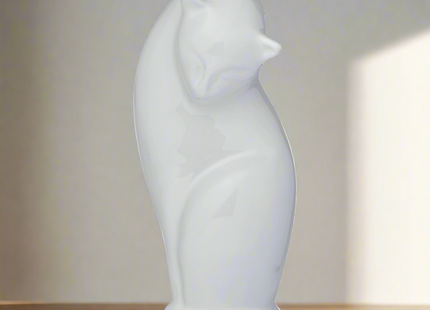 Royal Rapture Cat Kitty Figurine Pet Urn For Ashes Cremation Funeral Memorial Love Urns decorative Alloy 9" (RCM03)