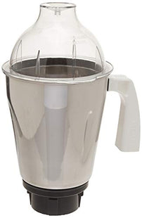 Preethi Mixer Grinder Jar MGA 504 / MGA 511 / MGA 514  Compatible with Blue Leaf Diamond, Platinum, Popular Galaxy  Chutney Jar, Dry Jar, Liquid Jar  4‑Pin Jar for All Models