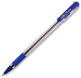 Linc Maxo Ballpoint Pens, BLUE, Pack of 10, Fine Point (0.7mm), Comfortable Grip, Everyday Pens for School Office Home Business