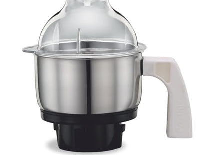 Preethi Mixer Grinder Jar MGA 504 / MGA 511 / MGA 514  Compatible with Blue Leaf Diamond, Platinum, Popular Galaxy  Chutney Jar, Dry Jar, Liquid Jar  4‑Pin Jar for All Models