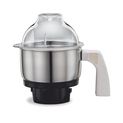 Preethi Mixer Grinder Jar MGA 504 / MGA 511 / MGA 514  Compatible with Blue Leaf Diamond, Platinum, Popular Galaxy  Chutney Jar, Dry Jar, Liquid Jar  4‑Pin Jar for All Models