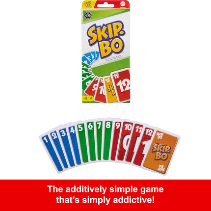 Mattel Card Games for Kids & Family – UNO, Flip, No Mercy, Skip-Bo, Blink & Phase 10 Gift