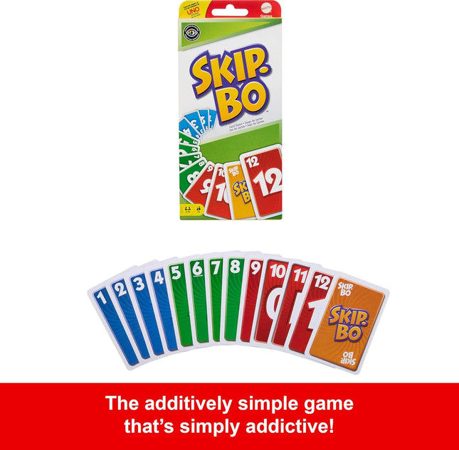 Mattel Card Games for Kids & Family – UNO, Flip, No Mercy, Skip-Bo, Blink & Phase 10 Gift