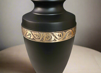 Royal Rapture Urn for ashes Cremation Funeral Memorial Love Urns Decorative Human Adult Child Heart Jar 10" Large (RJM08)