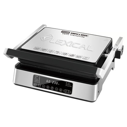 Lexical Germany Contact Grill 2000W Sandwich Maker Panini Press 180 Degree Open Grill