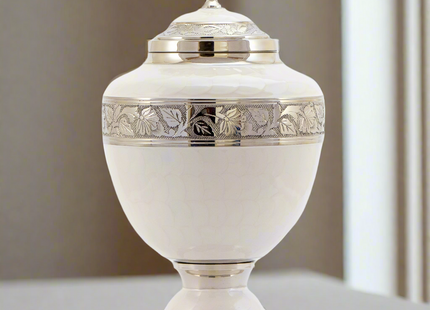 Royal Rapture Adult Urns For Ashes Cremation Funeral Memorial Handcrafted Adult  Love Urns Decorative Brass 10" Large(RJM10)