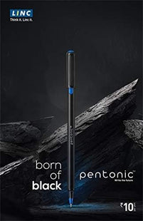 Kuličkové pero Pentonic Linc, červená náplň – balení 10 ks