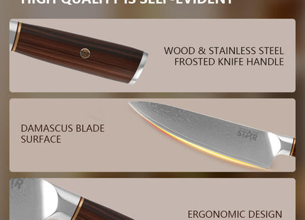 Winning Star Knife Sets Collection | 2-in-1 Knife Set 24.3 216g, 3-in-1 Knife Set 20.5 216g, 5-in-1 Knife Set 130g Silver, 5-in-1 Knife Set 20.5 222g, 7-in-1 Knife Set 25.5 270g | Models ST-7804, ST-7806-2, ST-7806-3, ST-7807-5, ST-7801 | Kitchen...