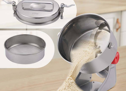 Winning Star Electric Grinders Collection | Electric Grain Grinder 500g 900W EU Plug Silver, Electric Grain Grinder 500g 900W UK Plug Silver, Electric Grinder 2000g / 2kg 2000W-2200W EU Plug Silver, Electric Grinder 2000g / 2kg 2000W-2200W UK Plug...