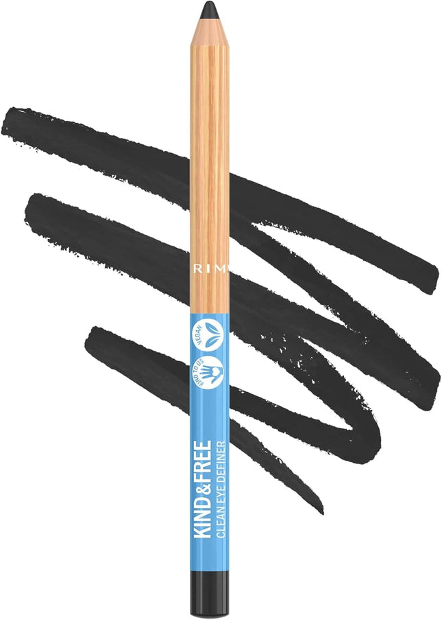 Rimmel Kind & Free Pitch Black Eyeliner – Clean, Bold & Effortless Definition