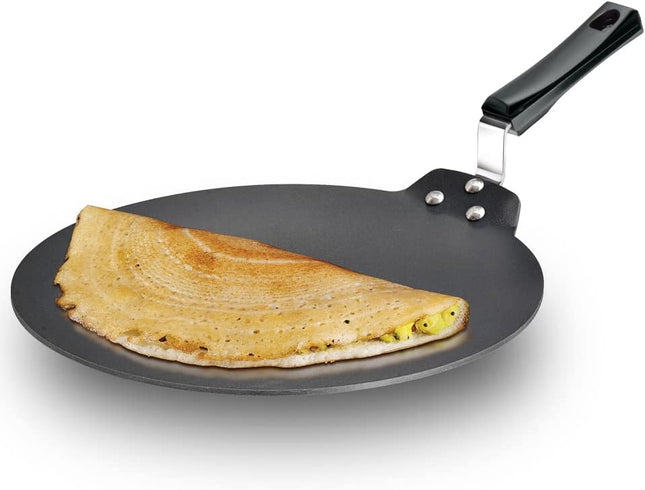 Hawkins Futura Hawkins Q28 Non-stick Flat Dosa Tava Griddle, 12-inch