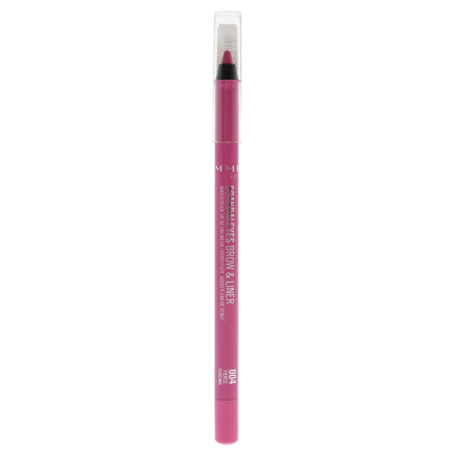 Rimmel Scandaleyes Waterproof Brow and Liner Kajal Fierce Fuchsia Long-Lasting Kajal Pencil, Smudge-Proof & Waterproof Eye & Brow Liner, Intense Color, Smooth Glide