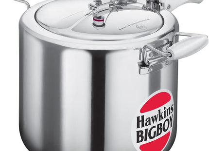 Hawkins Bigboy Pressure Cooker, 14 Litre, Silver BB14,BB18,BB22