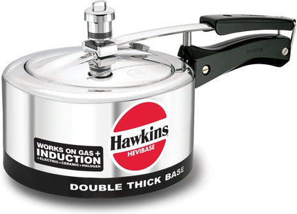Hawkins Hevibase Induction Compatible Pressure Cooker, Silver