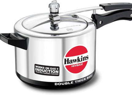 Hawkins Hevibase Induction Compatible Pressure Cooker, Silver