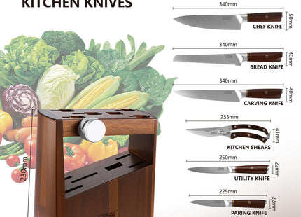 Winning Star Knife Sets Collection | 2-in-1 Knife Set 24.3 216g, 3-in-1 Knife Set 20.5 216g, 5-in-1 Knife Set 130g Silver, 5-in-1 Knife Set 20.5 222g, 7-in-1 Knife Set 25.5 270g | Models ST-7804, ST-7806-2, ST-7806-3, ST-7807-5, ST-7801 | Kitchen...