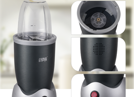 Winning Star Blenders Collection | 3-in-1 Portable Blender 0.95L 900W EU Plug Silver, 3-in-1 Portable Blender 0.95L 900W UK Plug Silver, 4-in-1 Blender 1.8L 600W EU Plug Silver, 4-in-1 Blender 1.8L 600W UK Plug Silver | Models ST-5557, ST-5557,...